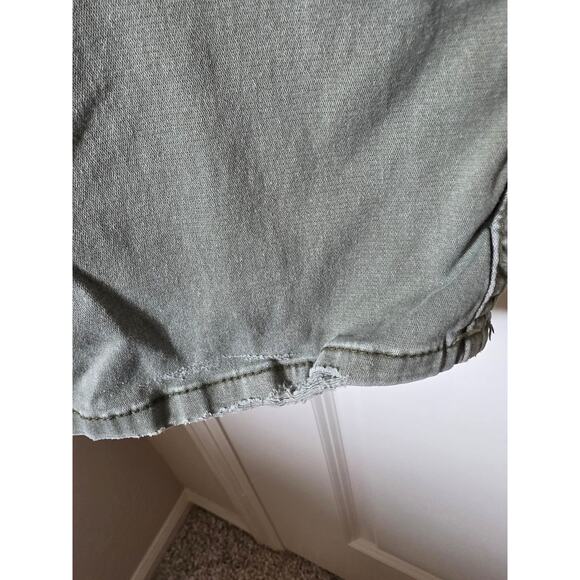 WRANGLER Olive Green Fade Casual Street Straight Fit Utility Jeans SZ 36x30 - Picture 6 of 11